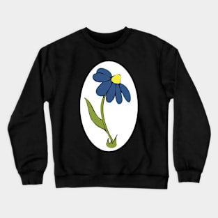 Daisy Whimsical Cartoon Illustration Happy Colours Crewneck Sweatshirt